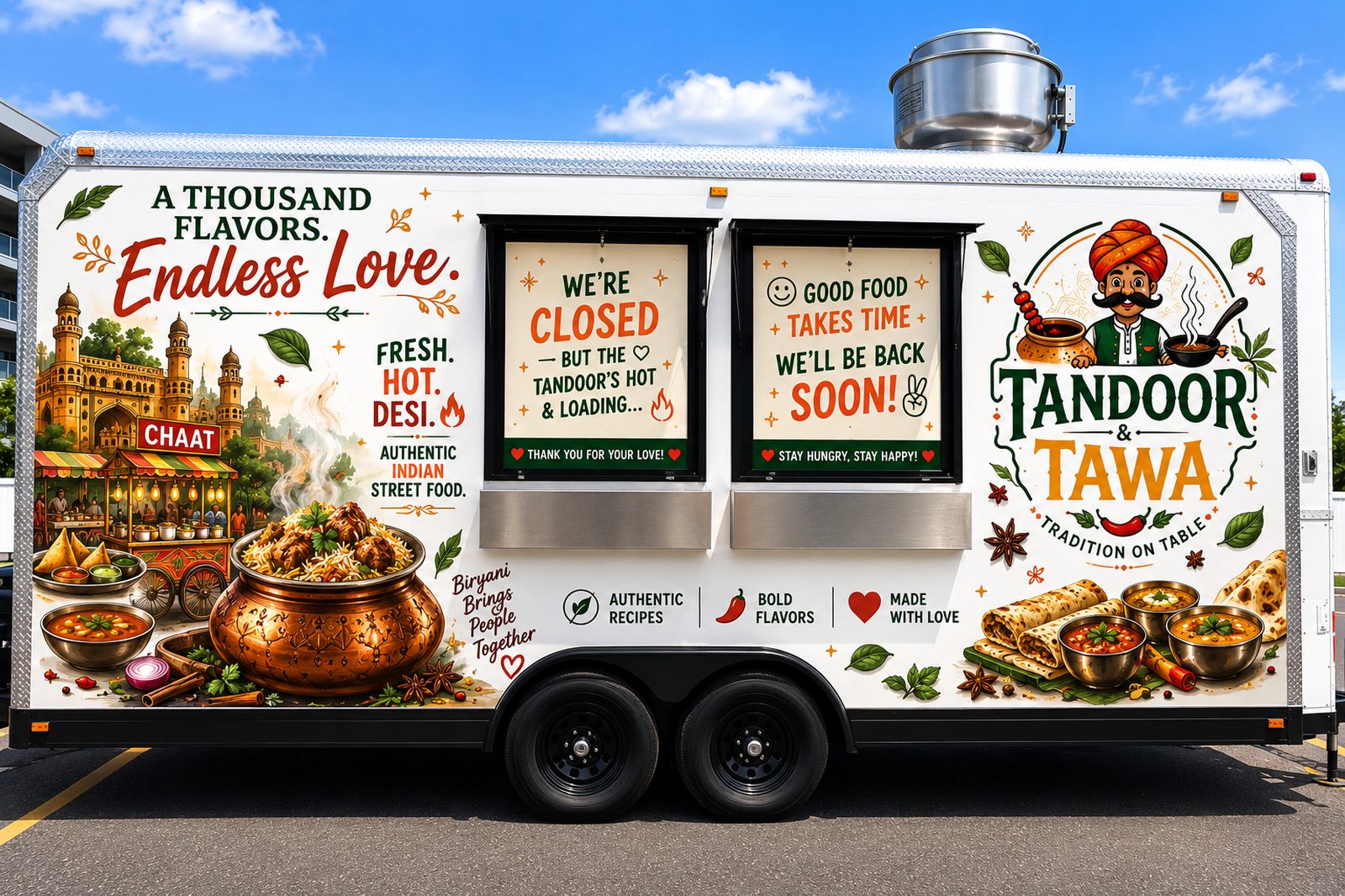 The Tandoor & Tawa food truck